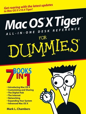 cover image of Mac OS X Tiger All-in-One Desk Reference For Dummies